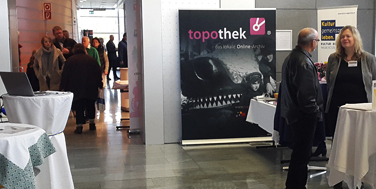 Topothekstand bei der Freiwillgenmesse