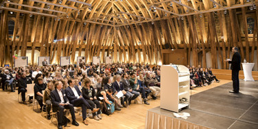 Der Kuppelsaal der TU Wien gab den feierlichen Rahmen für die Award-Verleihung. Foto: Martin Hörmandinger