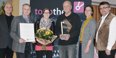 Alexander Schatek, Bgm. Gerhard Wandl, Petra Forthofer, Manfred Österreicher, Viktoria Grünstäudl, Robert Reiter. Foto: Oliver Österreicher